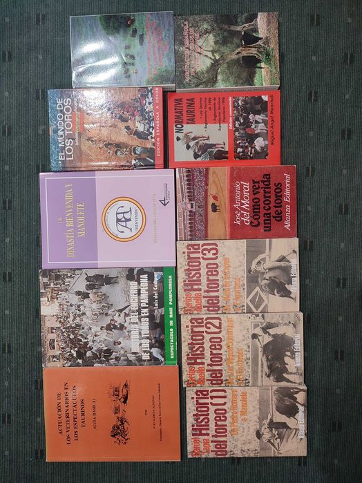 Lote Livros Espanhóis sobre Tauromaquia - Cada 10 €