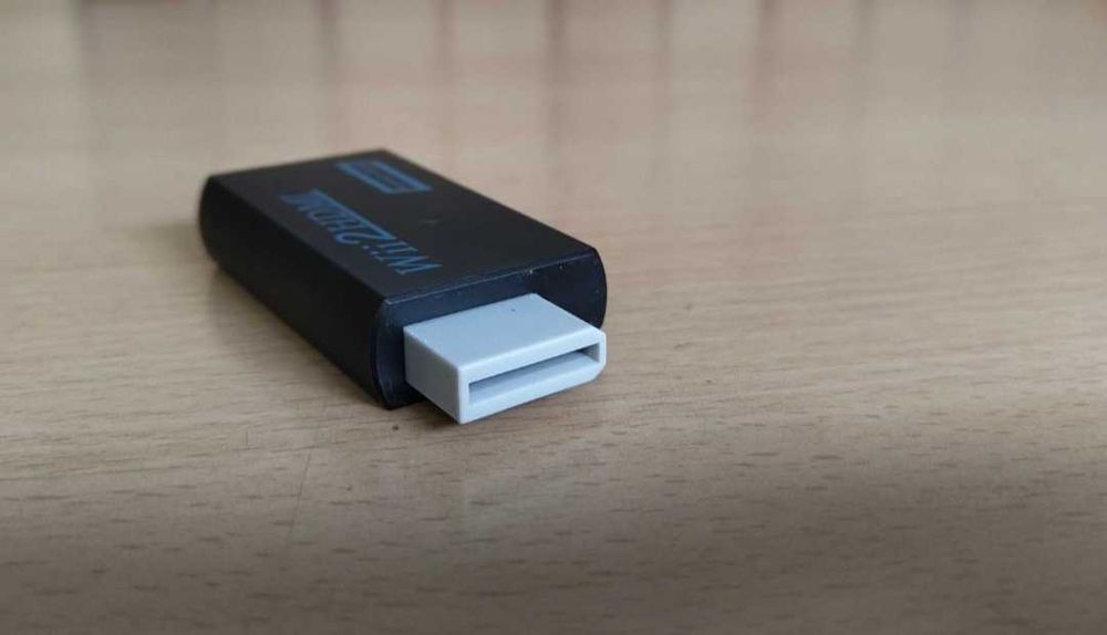 Adaptador para ligar a Nintendo Wii à TV por HDMI