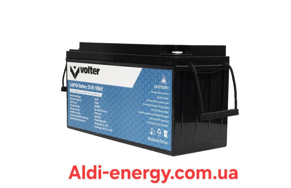 Літій залізо фосфатні акумулятори АКБ Volter Lifepo4