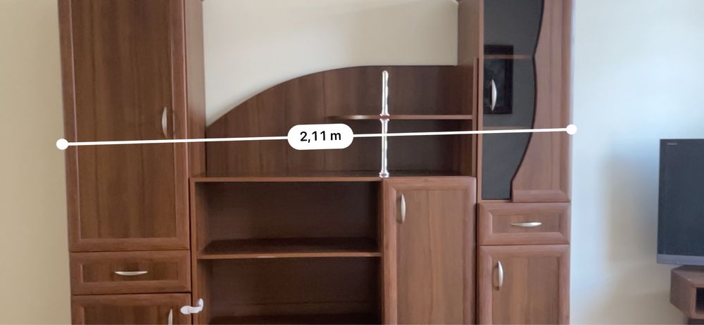 Meblościanka z szafą