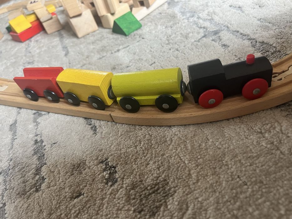 Drewniana Kolejka dla dzieci