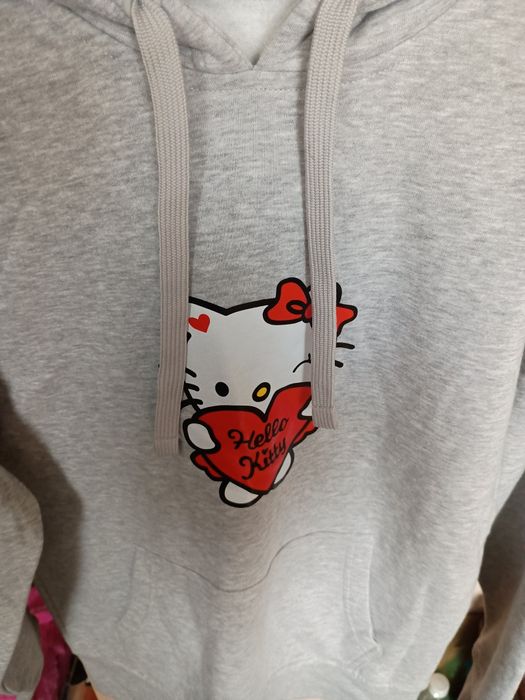 Damska bluza z kapturem Hello Kitty