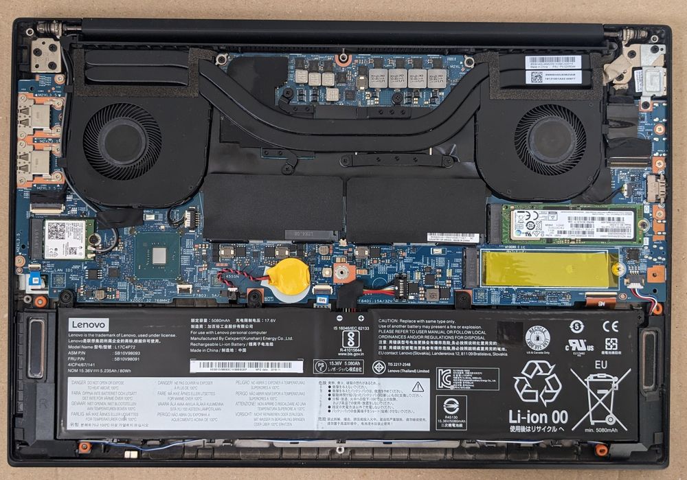 ThinkPad P1 Gen2 32/256 Quadro T2000. Під ремонт..