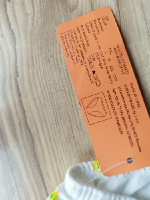 Majtki damskie rozm L