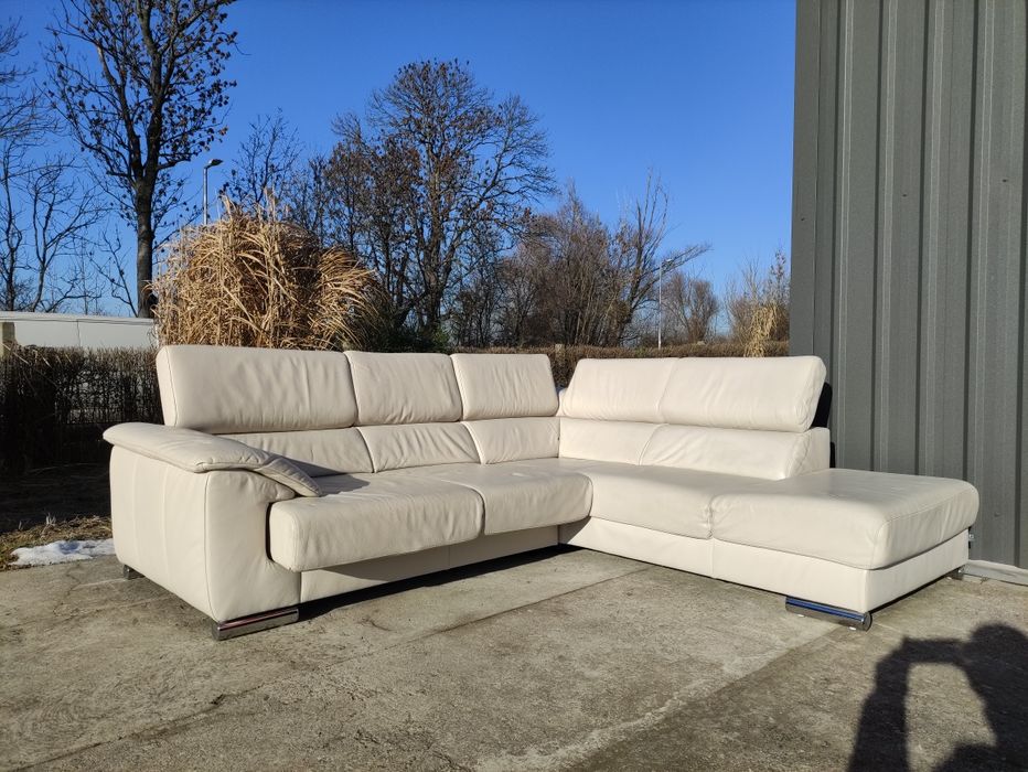 Skórzany narożnik/ rogówka/wypoczynek-skóra naturalna! Ewald Schillig