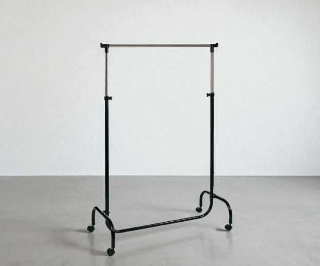 Stojak na ubrania / garderoba na kółkach – regulowana wysokość