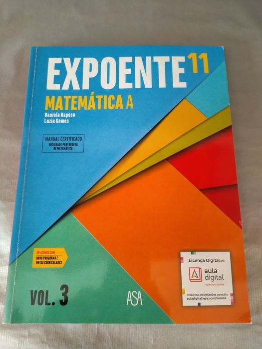 Expoente 11 Matemática A vol. 3