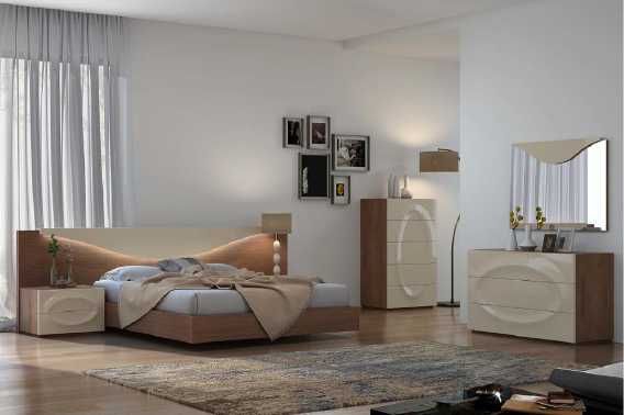 Cama de Casal em cerejeira