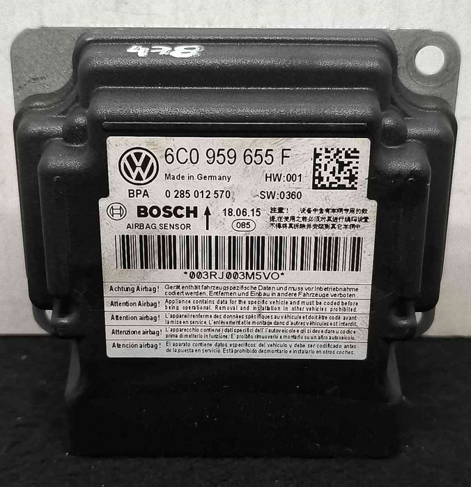 Centralina Airbag 6C0959655F - SKODA FABIA III