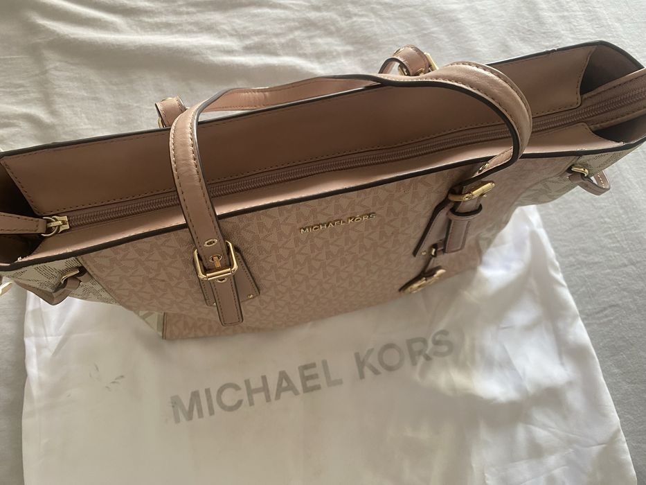 Mala Michael Kors Charlotte Large Tote Original – Rosa/Blush