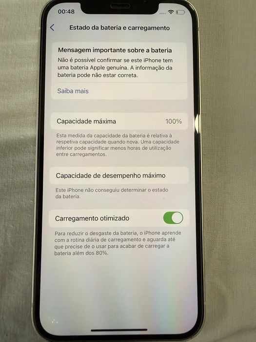 Iphone 12 64GB Branco - Bateria 100%