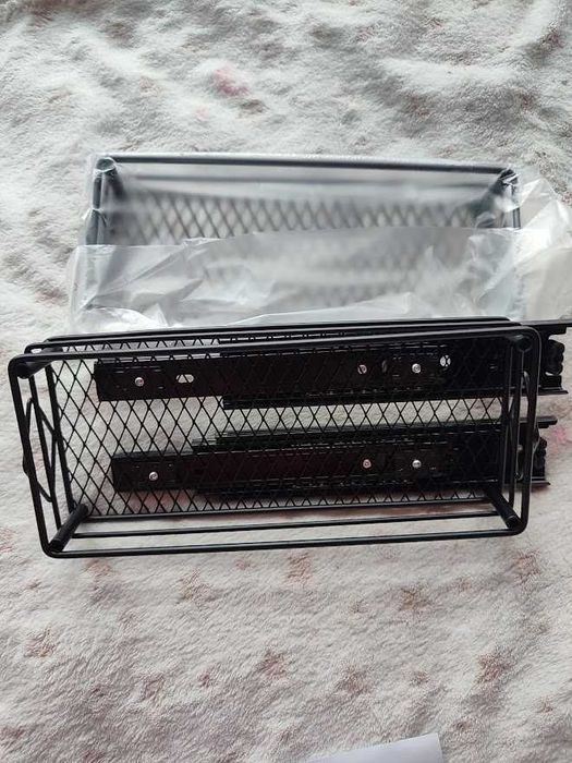 Półka kuchenna 2-poziomowy wysuwany regał na przyprawy Aceyoon