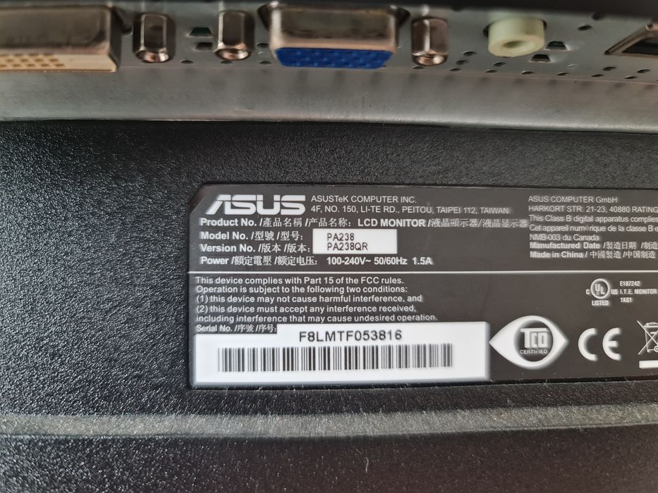 Vendo Asus Proart 24