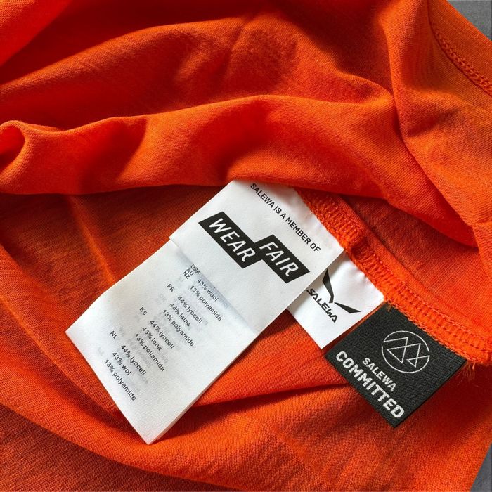 Жіноча мериносова футболка Salewa Hardware AM T-Shirt (L, XL) merino