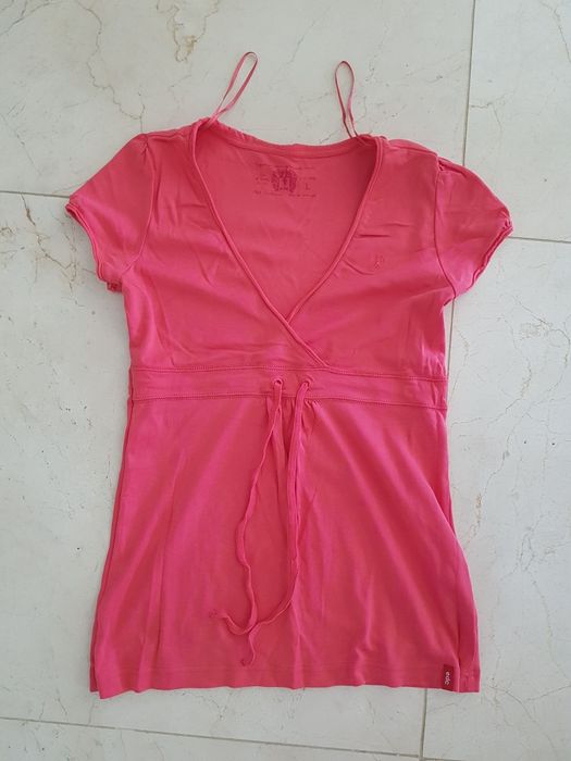 Camisola túnica rosa salmão