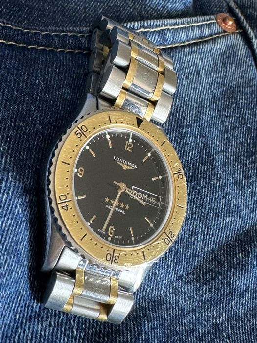 Zegarek Longines Admiral (złote elementy)