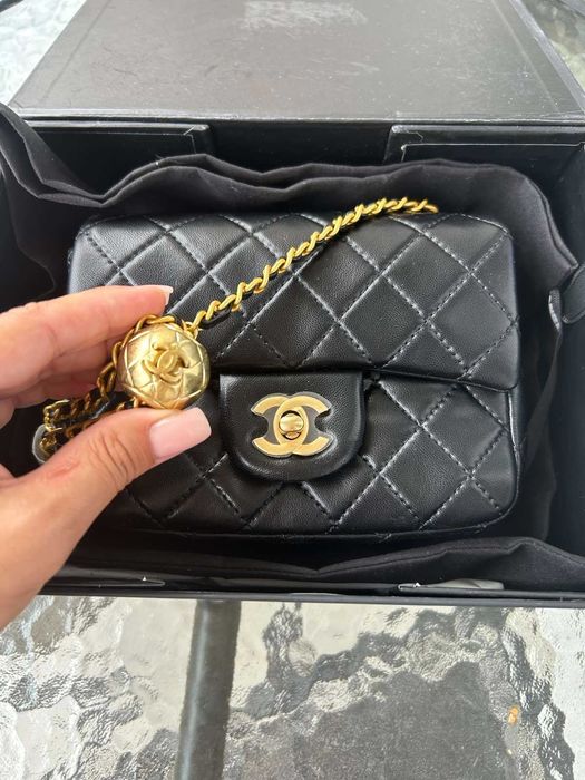 Torebka damska Chanel 18 cm czarna