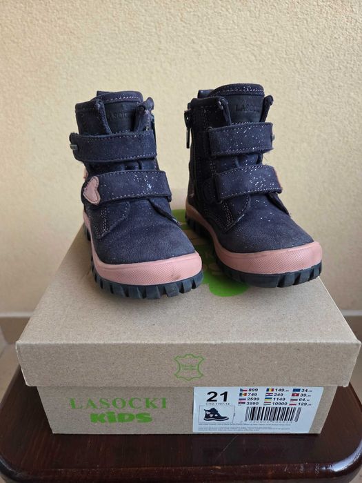 Dziecięce kozaki Lasocki Kids rozmiar 21.