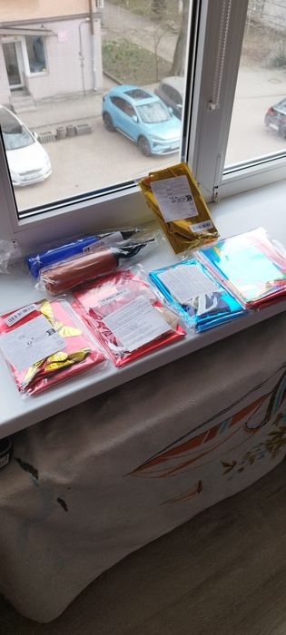 Кульки з Алюмінієвої фольги на День Народження[Різні Набори]