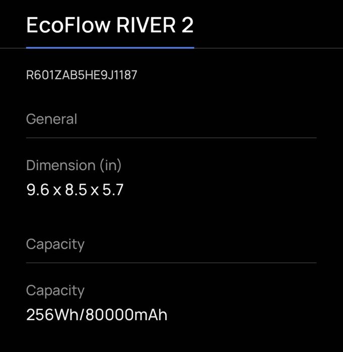 Ecoflow River 2 зарядна станція US