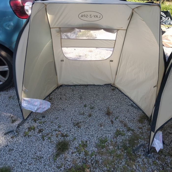 Daszek namiot nad jacuzzi Lat z spa