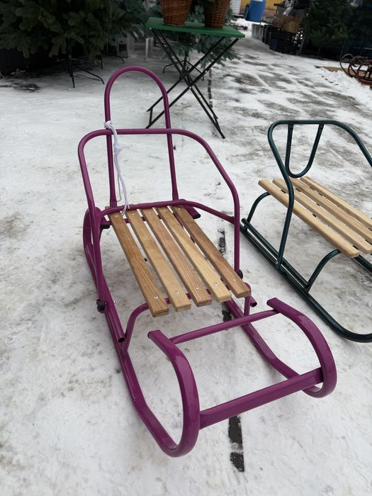 Санки дитячі КОРОЛЬ 30Д труба Україна