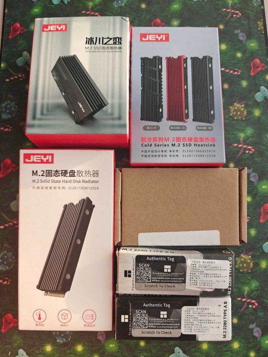 Радиатор SSD NVME M.2 2280 JEYI Warship IGLACIER Thermalright COOLLEO