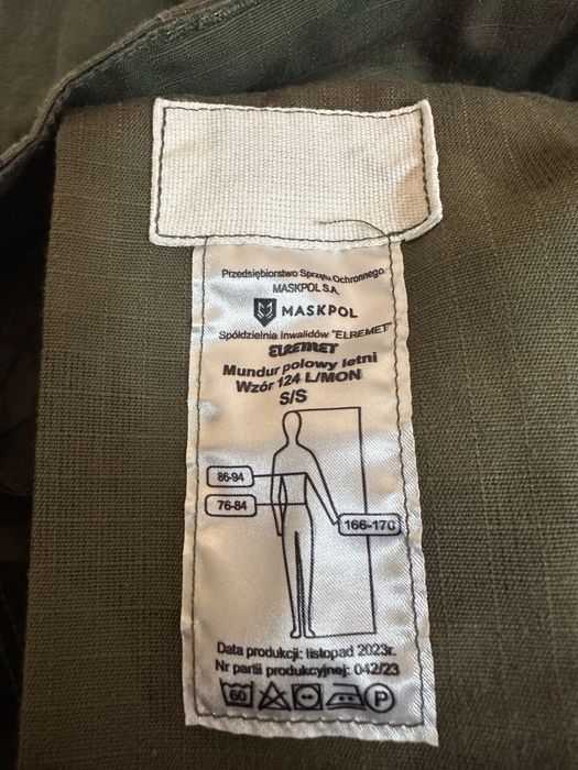 Mundur polowy letni 124 L/MON S/S