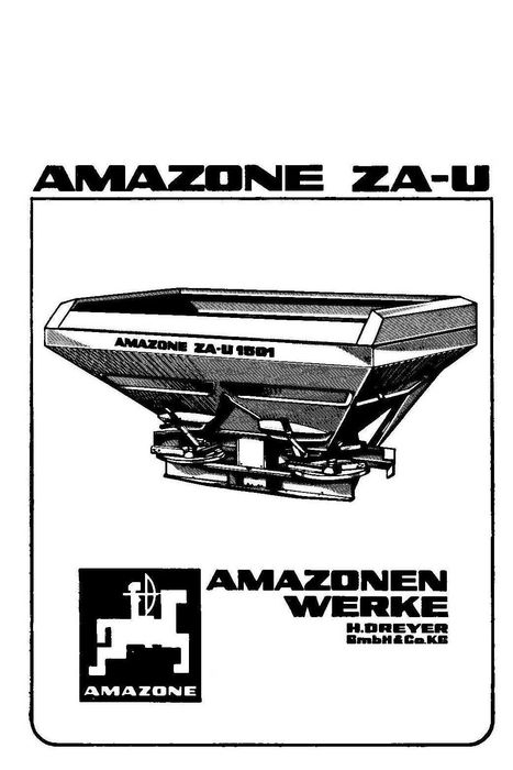 tabele wysiewu ZA-U 1001; ZAU 1501 ZAU 1801  Rozsiewacz Amazone