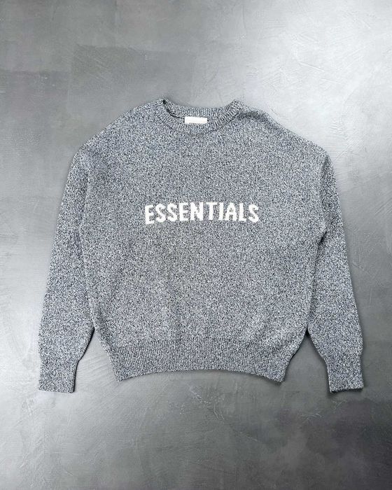 Светр Fear Of God Essentials Knit Sweater Grey Melange