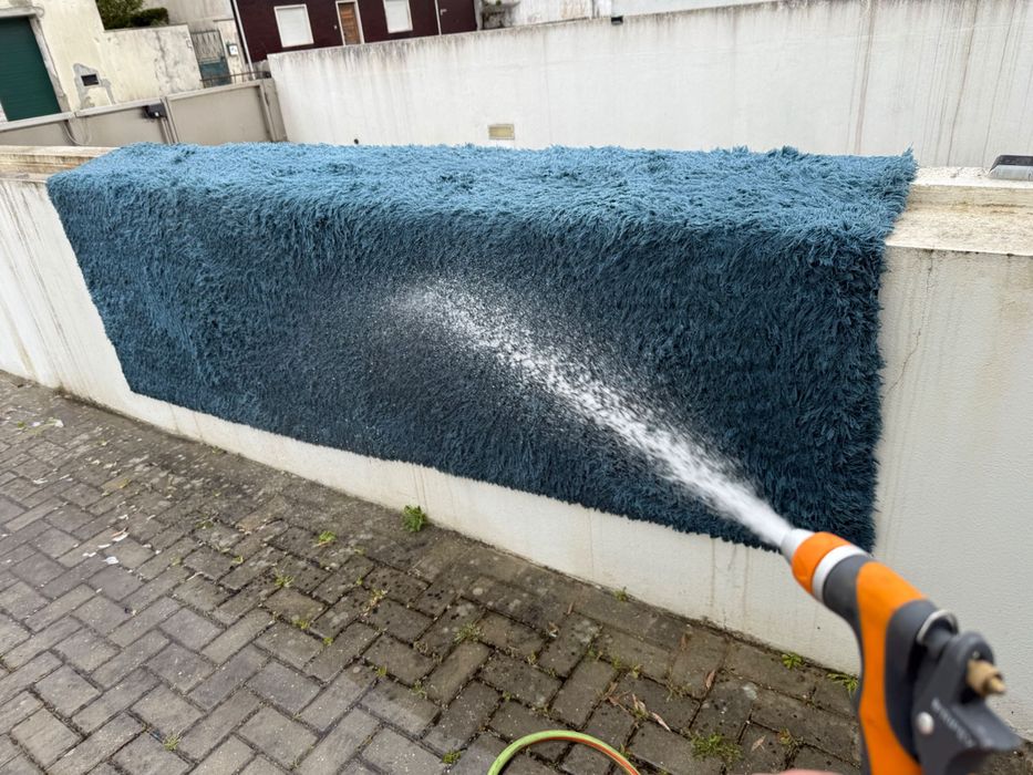 Carpete 2x3m Azul Petróleo