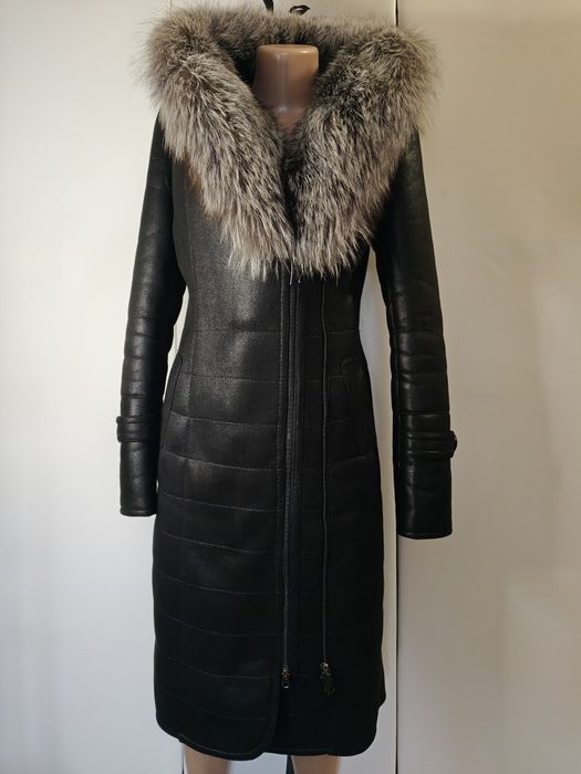 Дублянка з хутром чорнобурки