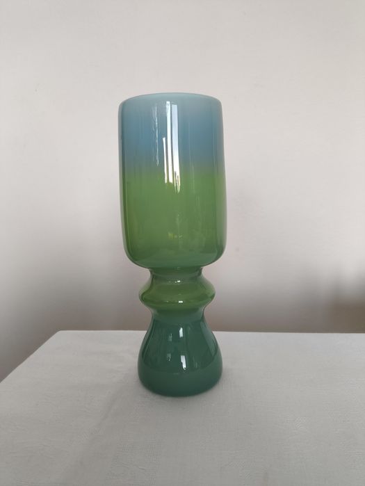 Horbowy Wazon Kolorowe Szkło PRL