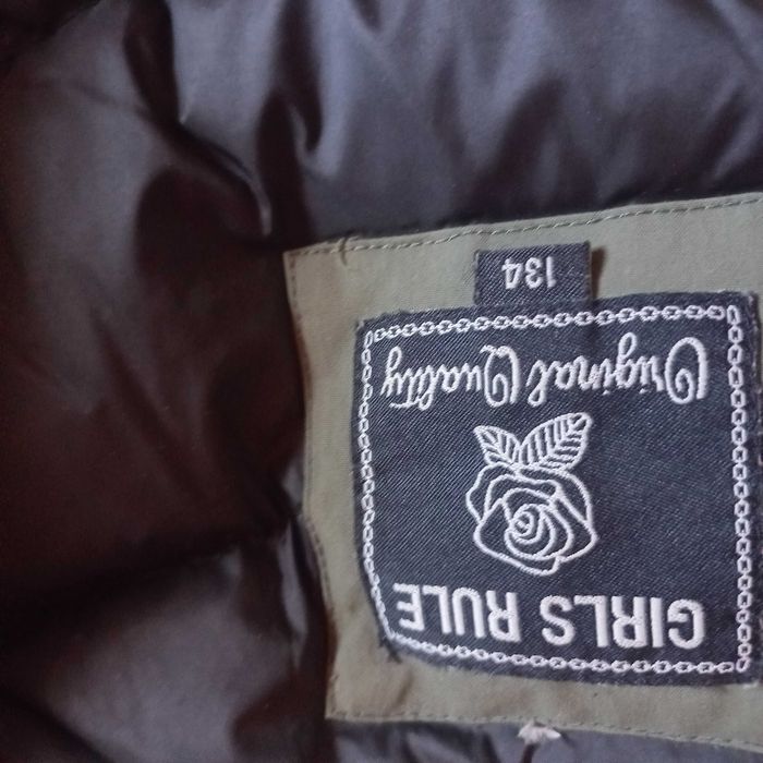 Dziewczęca kurtka khaki 134 Girls Rule