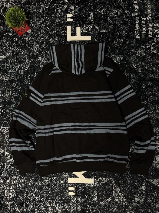 Кофта Stone Island x Supreme  Warp Stripe Sweatshirt / Худі Стон Супри