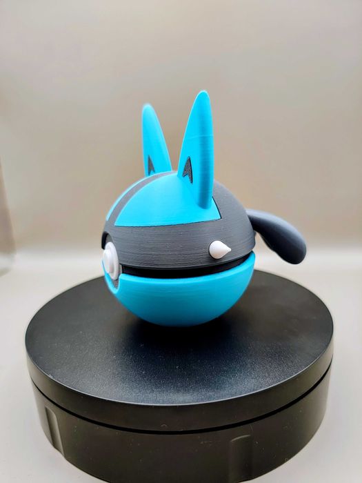 PokeBall "Lucario Ball". Figurka kolekcjonerska. Wydruk 3D.