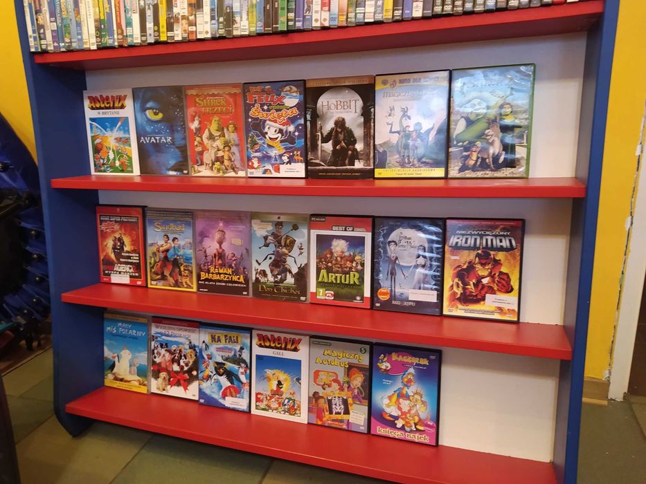 kolekcja bajek i filmów dziecięcych Disney Warner itp na DVD 230szt