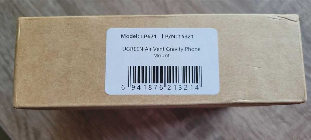 Автомобільний тримач Ugreen Air Vent Gravity Phone Mount LP671