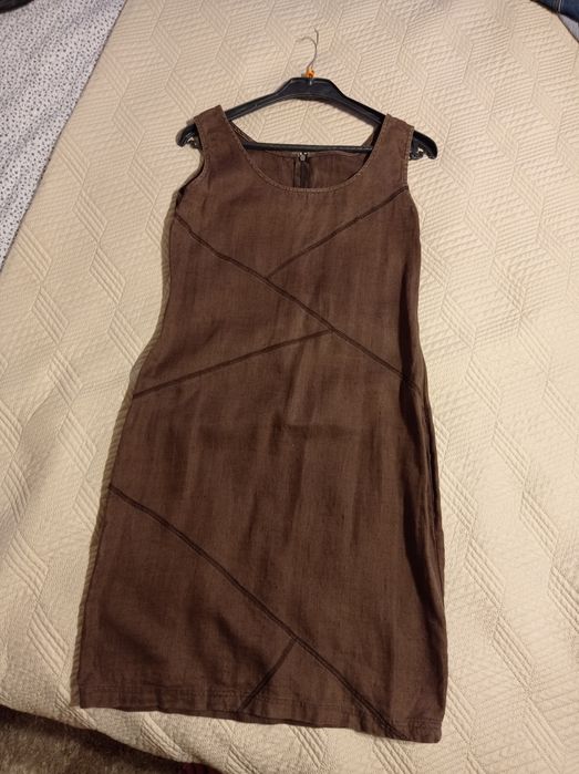 Sukienka lniana 100 % len rozmiar M