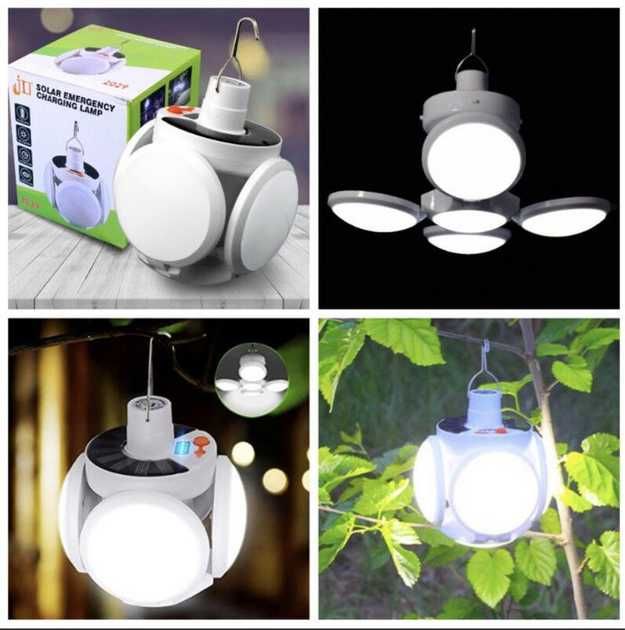 Мощный фонарь на солнечной батарее BL-2029 с 5 режимами света