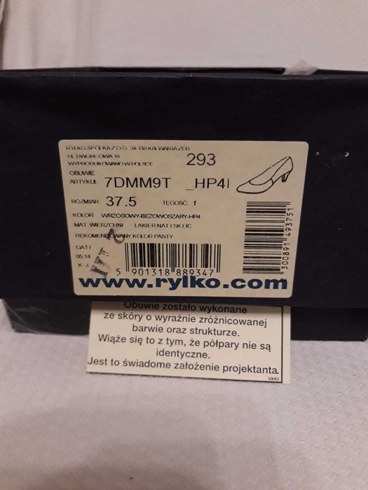 Sprzedam buty damskie marki ryłko 37,5 F