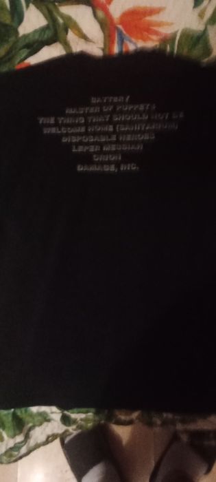 T shirt Mettallica xl