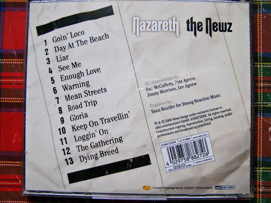 Nazareth-The Newz / CD / Idealna N/Mint