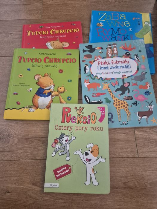 Zestaw 5 książeczek Tupcio Chrupcio, Reksio i inne