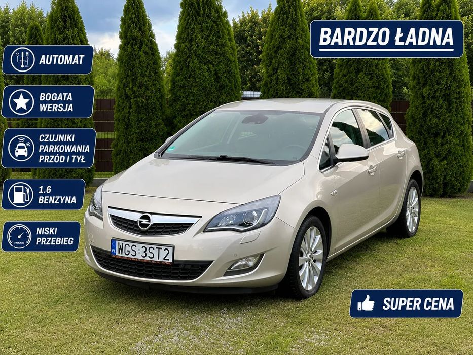 Opel Astra Cosmo 1.6 120 KM Automat Xenon Półskóra Grzane Fotele Tempomat ASO