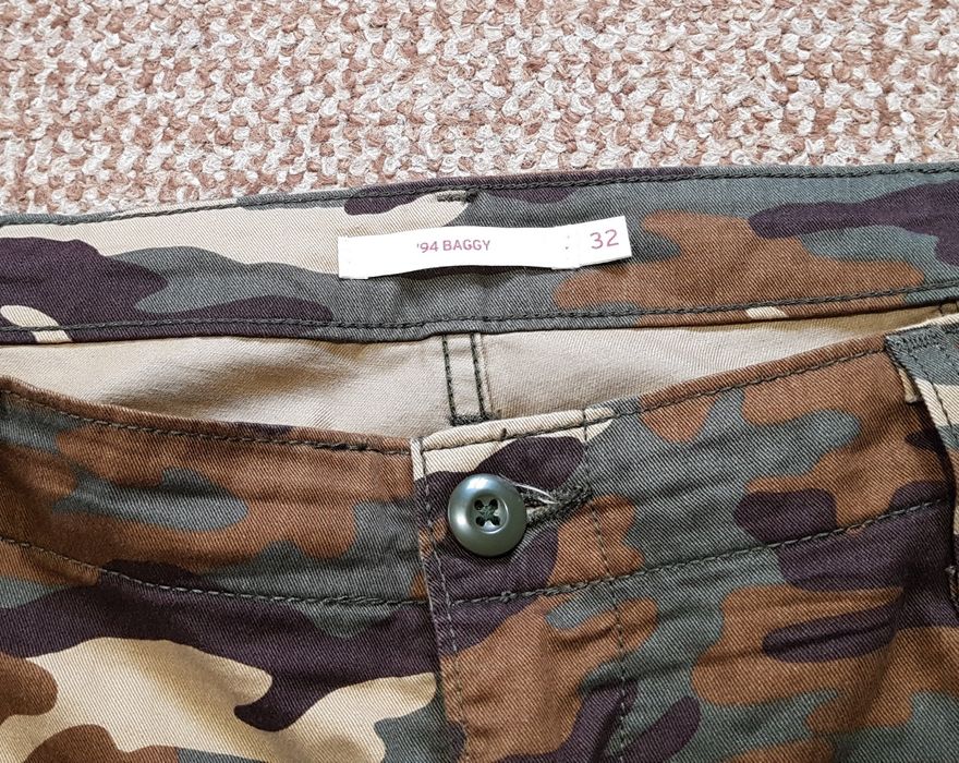 Levi's cargo camo '94 baggy штани карго loose fit оригінал W36