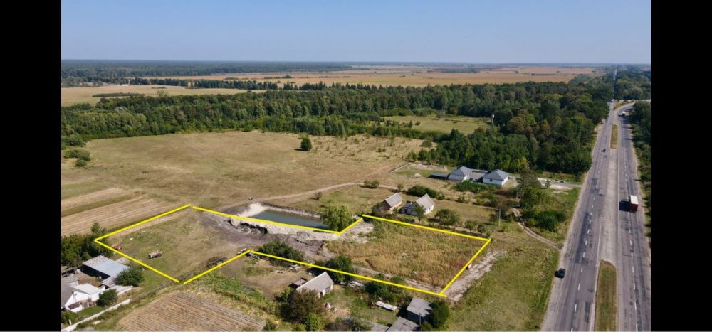 Фасадна земельна ділянка по трасі Луцьк-Рівне