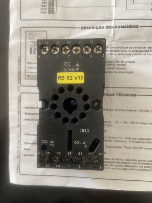 Relé alternância para 2 bombas