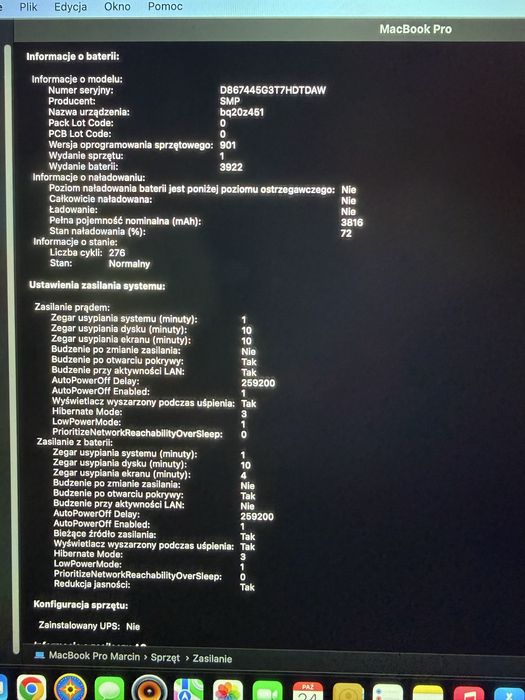 Macbook pro z 2017 model 4,2 13,3 cala