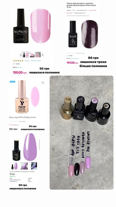 материалы для ногтей Ice Nova, Trendy nails, база, топ